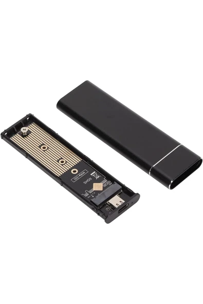 Coverzone M2 SSD Harici Okuyucu ve Yazıcı 10 Gbps Type-C Harici Bellek Kart Okuyucu NVME - NGFF - ZR965