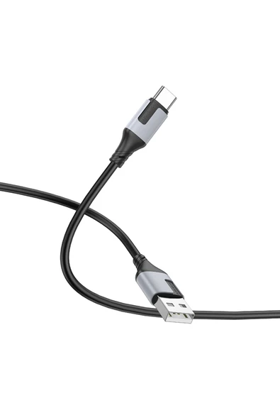 Borofone iPhone ile Uyumlu 3.0A Şarj ve Data Kablo USB to Type-C - 1 Metre - BX101 - Resim 2