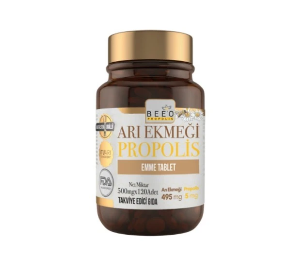 Bee'o Up Arı Ekmeği Propolis 120 Emme Tablet ürün görseli 1