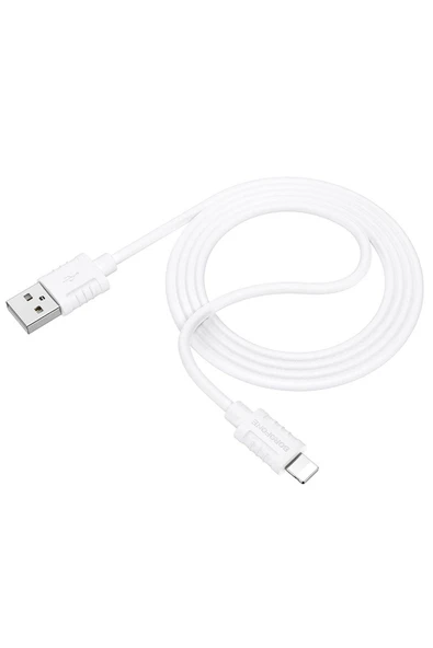 Coverzone iPhone ile Uyumlu 2.4A Şarj ve Data Kablo USB to Lightning - 1 Metre - BX52 ürün görseli