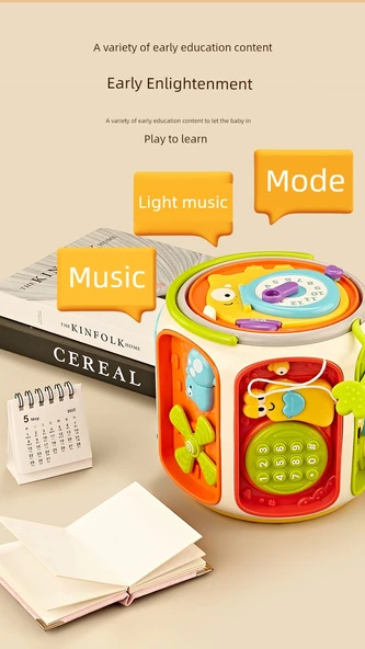 Müzik Davulu - Telefon Versiyonu Hediye Kutusu - Pil ile Çalışan - Resim 11