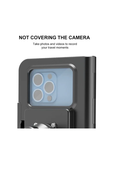 Coverzone Bisiklet Motosiklet ve Scooter Dikiz Ayna Uyumlu Telefon Tutucu Universal Modellere Uyumlu PB08 - 5