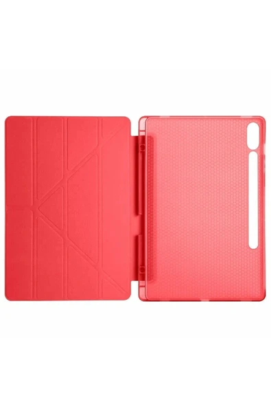 Coverzone Galaxy X610 Tab S9 FE Plus ile uyumlu 12.4 Kılıf Kalem Koyma Bölmeli Standlı Attravtive Smart Cover - Resim 5