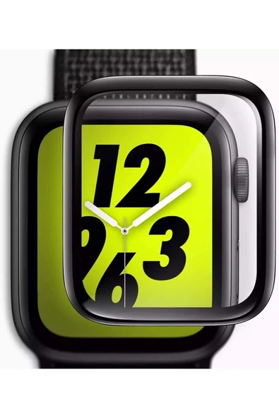 Coverzone Apple Watch ile uyumlu 42mm Series 10 Tam Kapatan PPMA NANO BLACK HD Apple Watch ile uyumlu - 4
