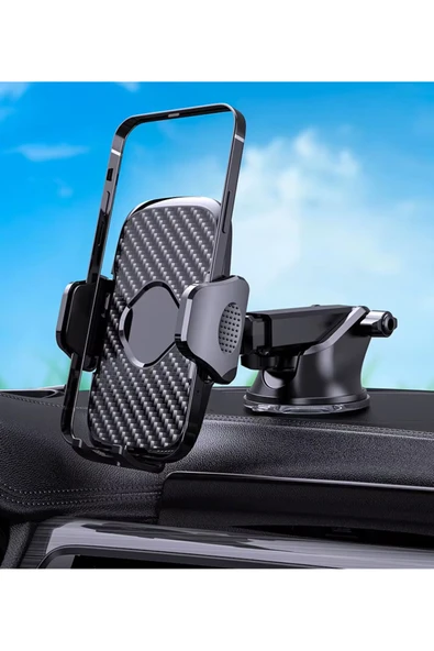 Coverzone Profesyonel Vantuzlu Araba Araç İçi Akrobat Telefon Navigasyon Araç İçi Telefon Tutucu Y04-G ürün görseli