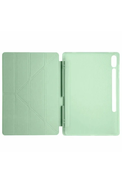 Coverzone Galaxy X610 Tab S9 FE Plus ile uyumlu 12.4 Kılıf Kalem Koyma Bölmeli Standlı Attravtive Smart Cover - Resim 4