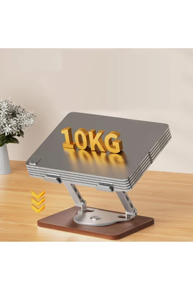Coverzone Notebook Uyumlu Açısı Ayarlanabilir Stant Sağlam Tabanlı, Katlanabilir Taşınabilir Tutucu 1062M - 2