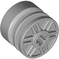 Lego Tekerlek Hubu - 18 x 14mm - Açık Gri