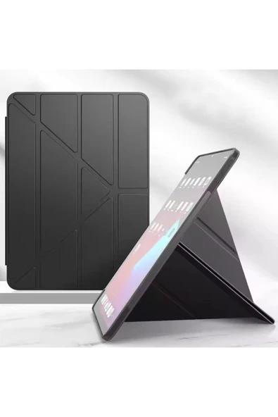 Coverzone Galaxy X910 ile uyumlu Tab S9 Ultra 14.6' Kalem Bölmeli Standlı Uyku Modlu Attravtive Smart Cover ürün görseli