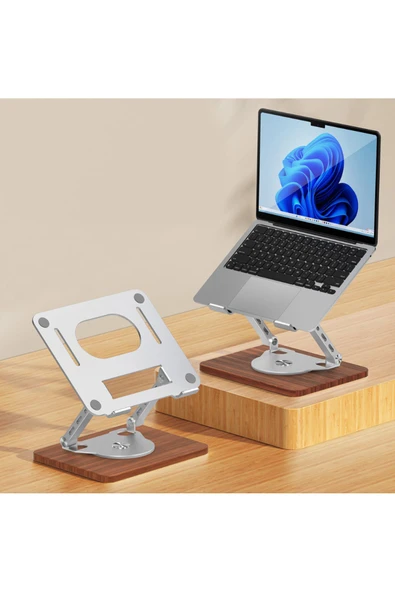 Coverzone Notebook Uyumlu Açısı Ayarlanabilir Stant Sağlam Tabanlı, Katlanabilir Taşınabilir Tutucu 1062M