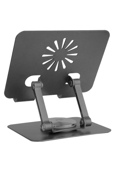 Coverzone iPad Uyumlu Açısı Ayarlanabilir Tablet Stant Sağlam Tabanlı, Katlanabilir Taşınabilir Tutucu ZR756 - 2