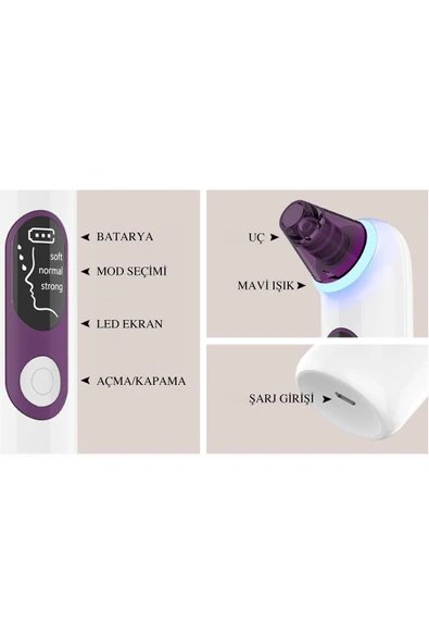 X-Level X-shinyachne Mavi Işıklı Siyah Nokta Temizleyici Xlevel - 5
