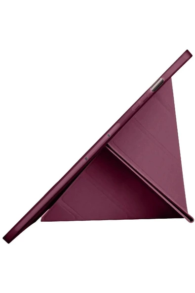 Coverzone Galaxy X610 Tab S9 FE Plus ile uyumlu 12.4 Kılıf Kalem Koyma Bölmeli Standlı Attravtive Smart Cover - Resim 5