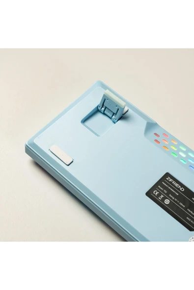 Coverzone ZIFRIEND Türkçe Q Tuş Dizilimi RGB Mekanik Oyuncu Klavye - Kırmızı Switch T62 - 8