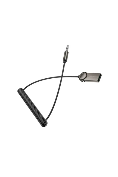 Borofone Bluetooth Adaptör Araba ve Araç USB ve 3.5mm AUX Giriş Bluetooth Adaptör Çevirici BC56 - 2