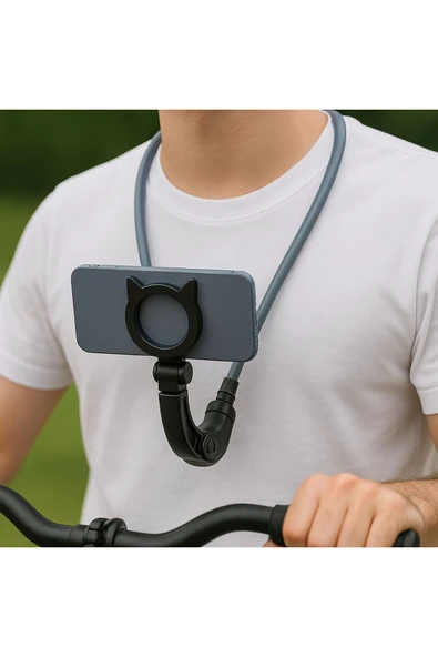 Coverzone Magsafe Ile Uyumlu Akıllı Telefon Ve Aksiyon Kamera Telefon Tutucu Göğüs Askısı Cd-3502