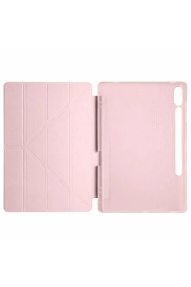 Coverzone Galaxy X610 Tab S9 FE Plus ile uyumlu 12.4 Kılıf Kalem Koyma Bölmeli Standlı Attravtive Smart Cover - Resim 2