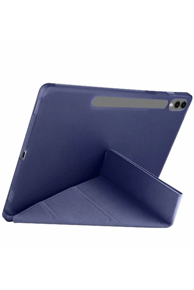 Coverzone Galaxy X610 Tab S9 FE Plus ile uyumlu 12.4 Kılıf Kalem Koyma Bölmeli Standlı Attravtive Smart Cover - Resim 2