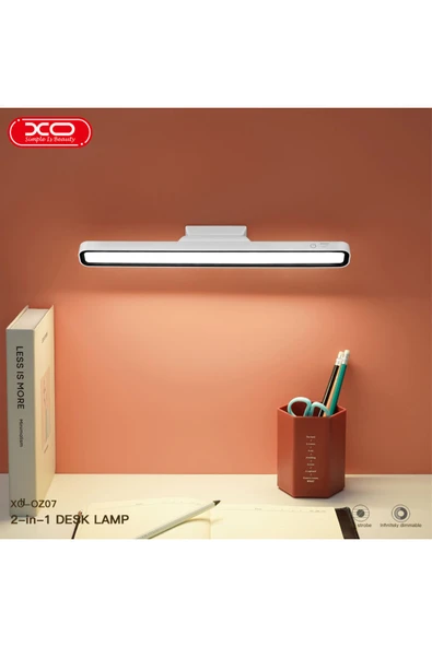 Xo OZ07 Kablosuz LED Masa Lambası,3 Modlu Ayarlanabilir Işık Seviyesi,Dokunmatik ve Kumandalı,1200mAh - 4