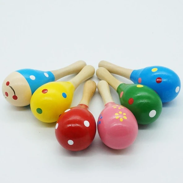 Bebek Kum Çekiç Seti - Plastik Pembe 13cm Çift - 2