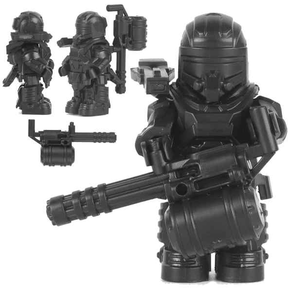 Lego Uyumlu Ekoskeleton Zırh Mech Yapı Blokları - Grade VII A - Küçük - 7