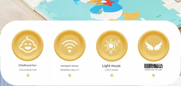 Eğitici Zeka Oyuncak Kuş - Kırmızı Pil (Ses Kontrollü Kuş) - Resim 10