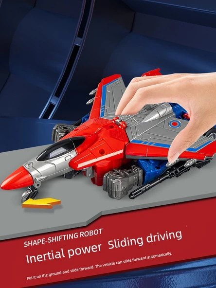 İki Paket Deforme Uçak Savaş Polisi 706-61 - Kırmızı + Mor - 4