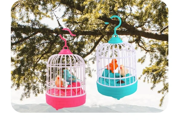 Eğitici Zeka Oyuncak Kuş - Kırmızı Pil (Ses Kontrollü Kuş) - Resim 8