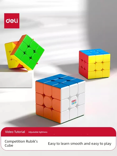 Rubik Küpü 2x2 Düz Renk Geliştirilmiş Manyetik Model - Video Eğitimi ve Kitap ile - 2