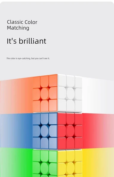 Rubik Küpü 3x3 Düz Renk Karton Ambalajlı - Video Eğitimi ve Kitap ile - 11
