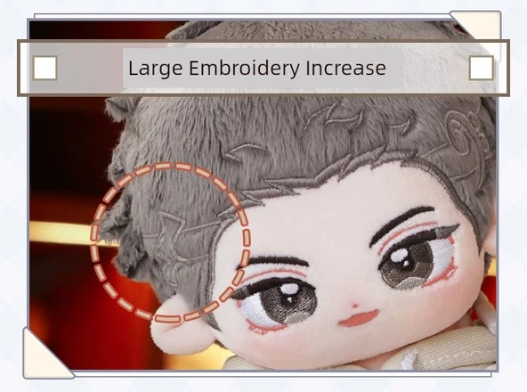 20cm Yumuşak Oyuncak - Jiang Cheng - Pamuk Doldurmalı - 11