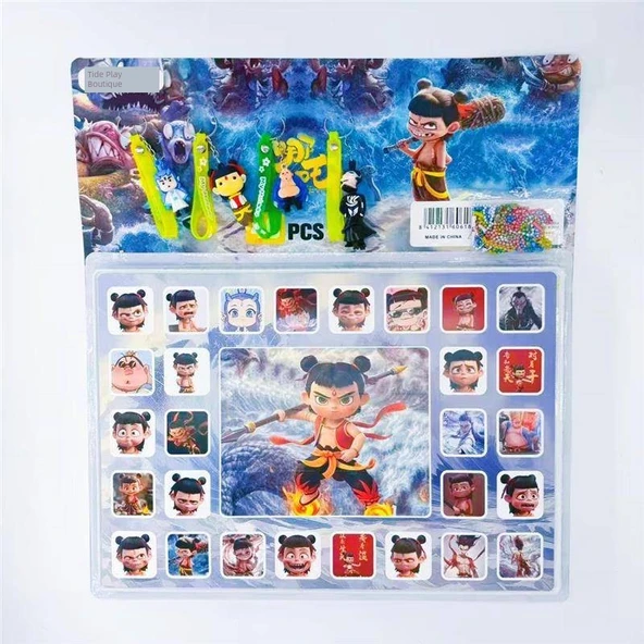 Anime Kutu Oyuncak Bebek Kolye - 110 Delik hangi bağ + 5 Kolye + 10 Dışarıda Ödül [delik dolu bebek] - 7