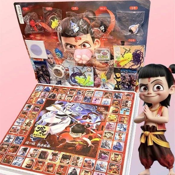 Anime Kutu Oyuncak Bebek Kolye - 110 Delik hangi bağ + 5 Kolye + 10 Dışarıda Ödül [delik dolu bebek]