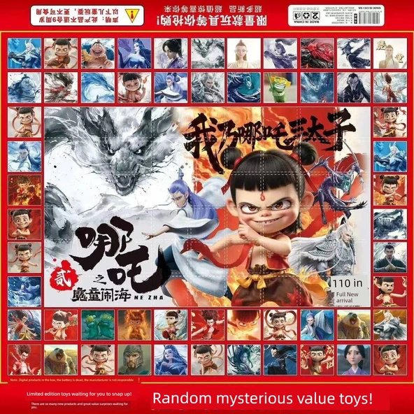 Anime Kutu Oyuncak Bebek Kolye - 80 Delik Yumuşak Yapıştırıcı [Cub + hangi bağ] - 8 Kolye ile - 2