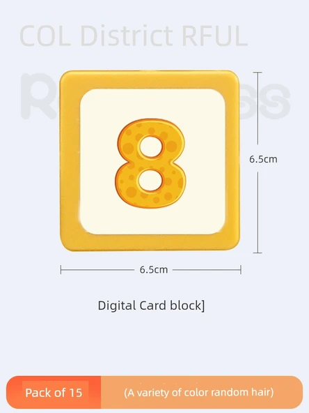Manyetik Karo Seti - Dijital Kart Blok 15 Paket - 1