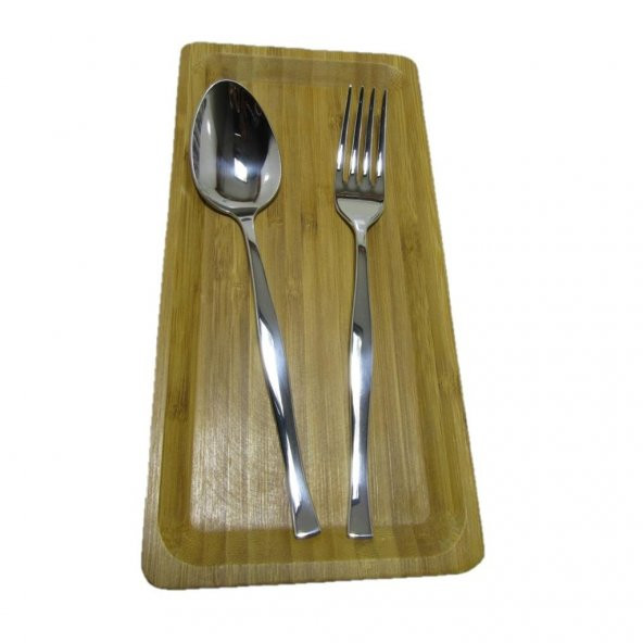 Nehir Zarif Sade 12 Parça Yemek Kaşığı 18/10 304 Kalite - 4