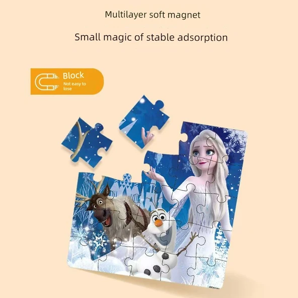 Elsa Manyetik Bulmaca - Altıncı Sıra Aisha (54+80 parça) - 6