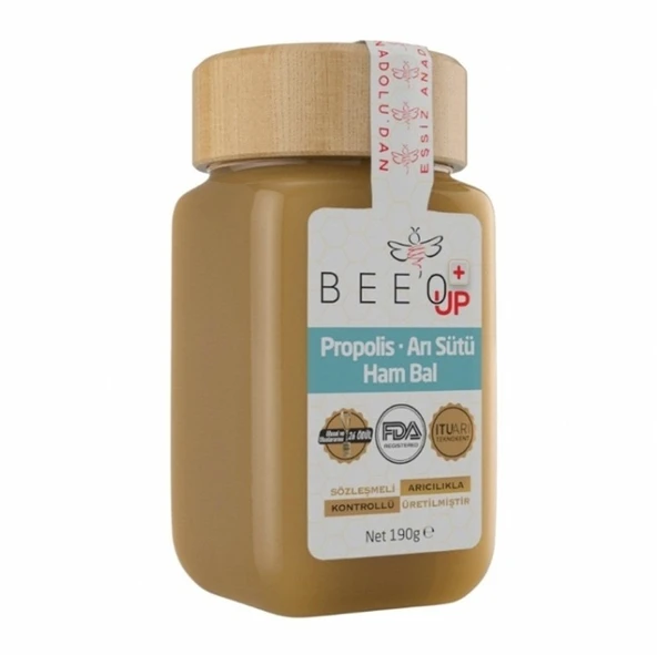 Bee'o Up Propolis Arı Sütü Ham Bal 190 gr