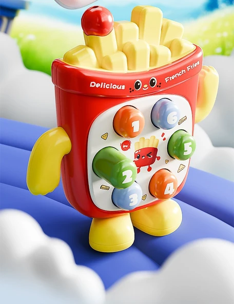 Mini Whac-a-Mole Oyun Makinesi - Youlin - Sarı - 8