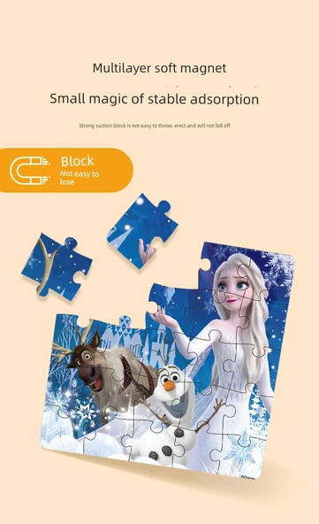 Elsa Manyetik Bulmaca - Altıncı Sıra Aisha (54+80 parça) - 10