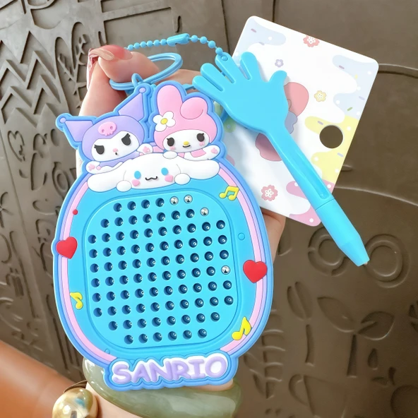 Manyetik Çelik Top Çizim Tahtası - Açık Mavi Sanrio