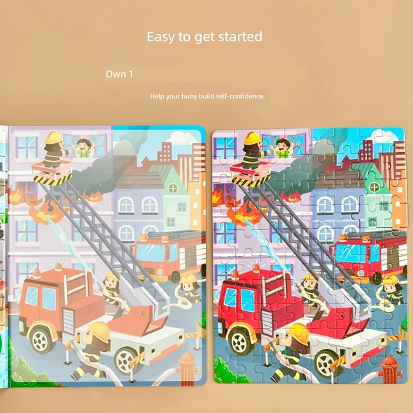 Manyetik Bulmaca - 5 Yaş - Kurtarma Aracı - Resim 5