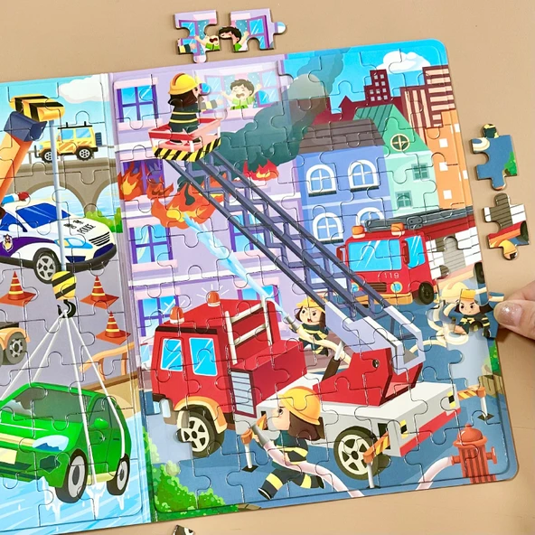 Manyetik Bulmaca - 5 Yaş - Kurtarma Aracı - Resim 4