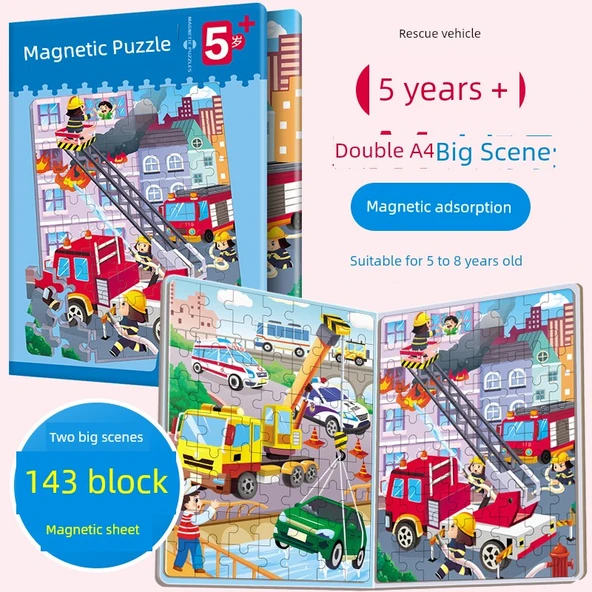 Manyetik Bulmaca - 5 Yaş - Kurtarma Aracı