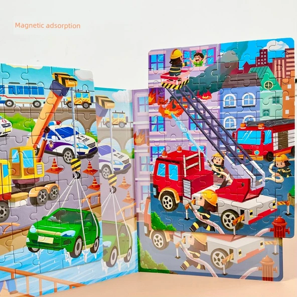 Manyetik Bulmaca - 5 Yaş - Kurtarma Aracı - Resim 6