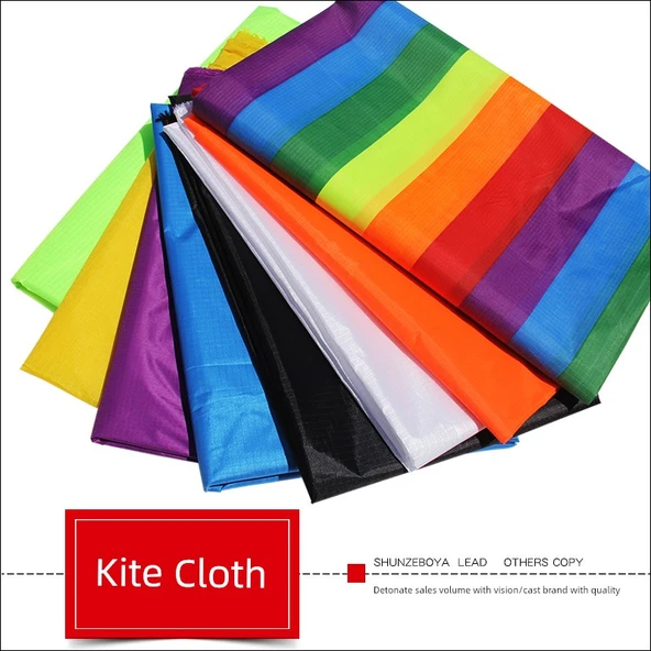 Uçurtma Kumaşı - Yeşil Kamuflaj - 210T Plaid - 2