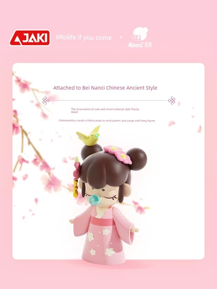 Yapı Blokları - Nanci Kız Modeli - Shun Feng Express Çiçek Görüşme Pavyonu - Işık Dahil - 6
