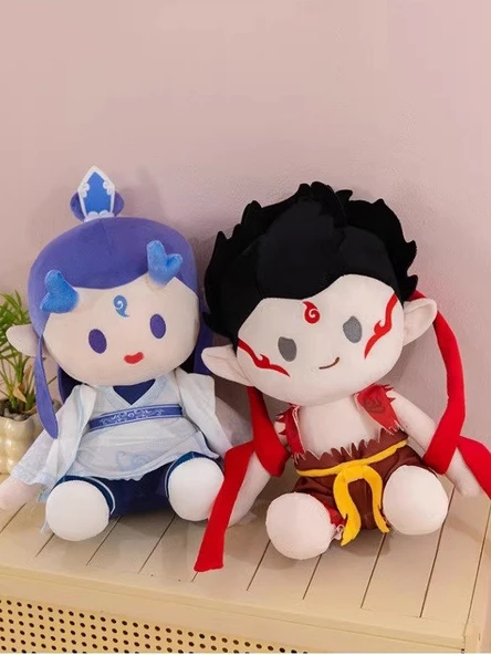 Nezha ve Ao Bing Peluş Bebek - Hangi - 40cm - 3