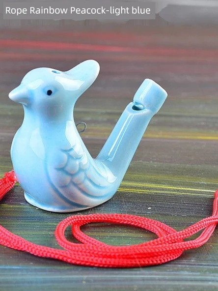 Seramik Kuş Çağırma Düdüğü - Starling İpli - 5