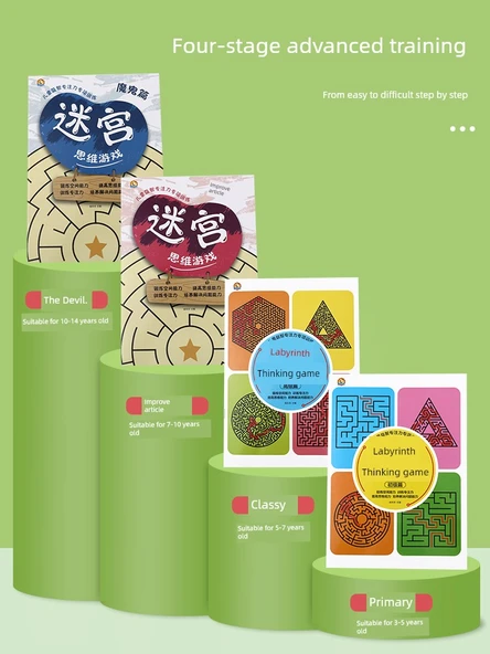 Çocuk Labirent Kitabı - Değer Paketi Labirent 4 + Sudoku (4/6/9 Saray) - 3